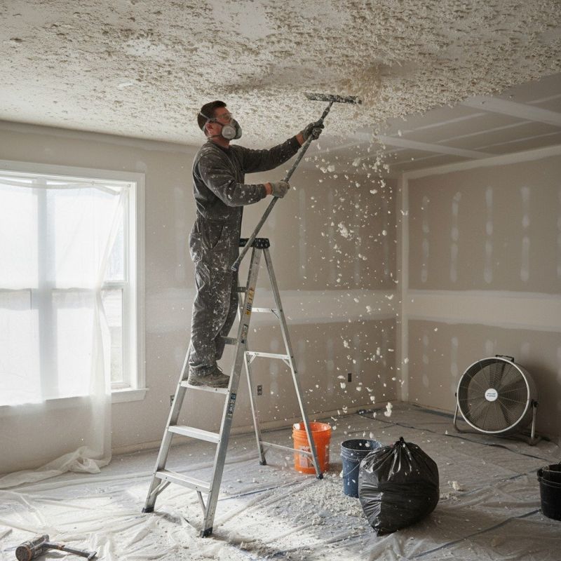 Stipple Ceiling Removal