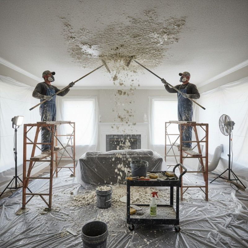 Stipple Ceiling Removal